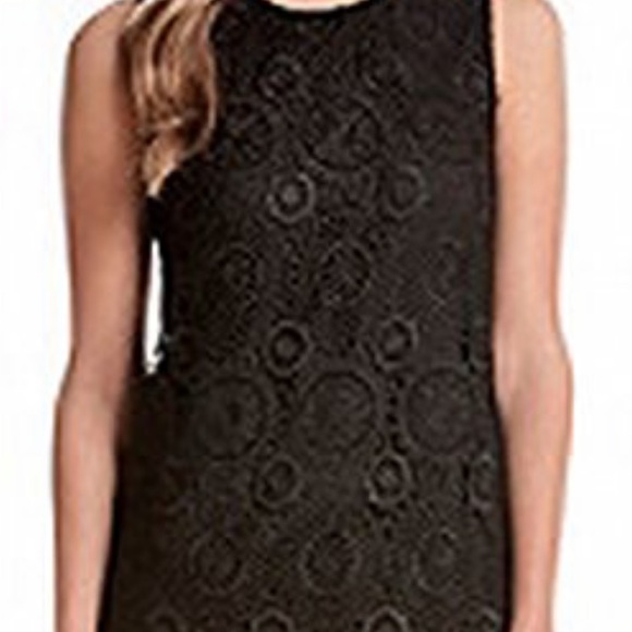 NWT Tommy Hilfiger Holidays Black Embroidered Lace Scalloped Shift Dress size 2 - Picture 10 of 11